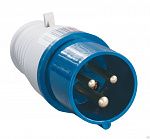 Вилка силовая ССИ-013, 2Р+РЕ, 16А, 250В, IP44, ИЭК