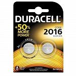 Элемент питания СR2016, 3V, таблетка, алкалиновая Duracell