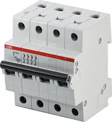 Авт. выключатель SH 204L 4П 32А С SH204L 4.5кА ABB