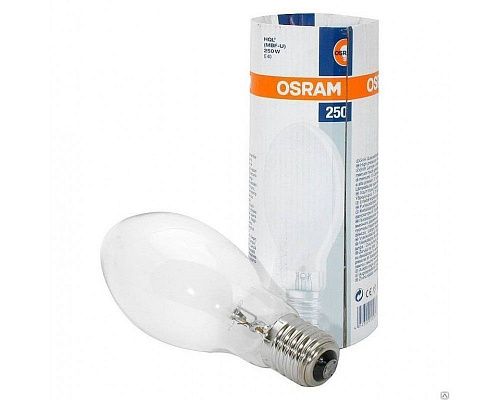Лампа газоразрядная ртутная HQL (ДРЛ) 250W E40 Osram